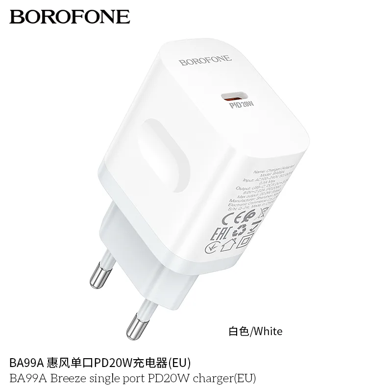 BA99A Breeze single port PD20W charger (EU)