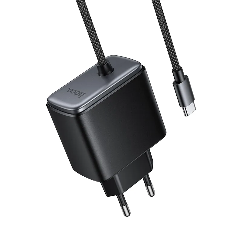 C166A PD 65W fast charger with built-in Type-C cable