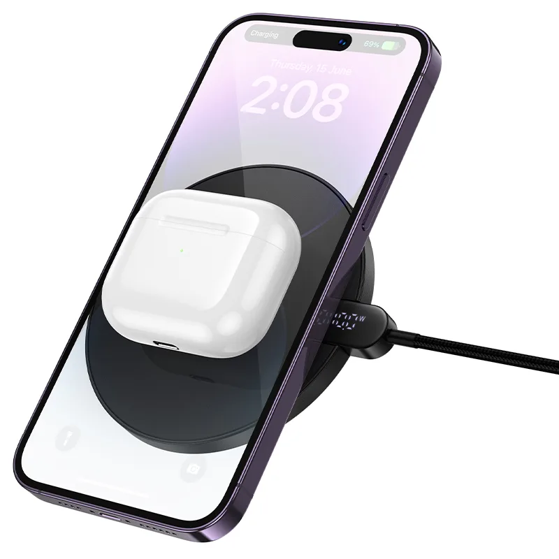CW62 Desktop Wireless Fast Charger Digital Display (3)